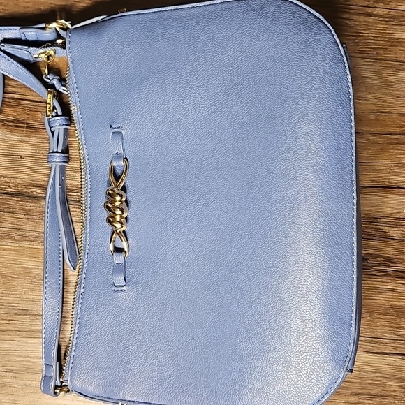 Anne Klein Blue Crossbody Bag with Minimalist Design - Picture 3 of 5